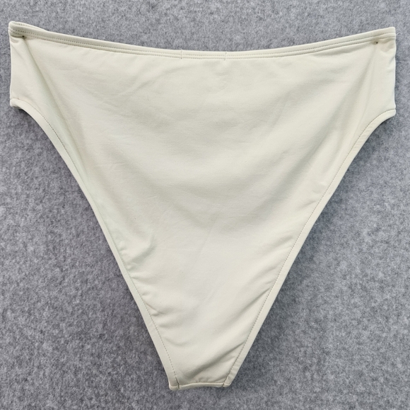 We Wore What NWOT High Waisted Cheeky Bikini Bottoms Women's Lg - Picture 4 of 4